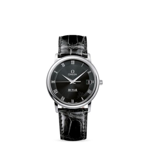 Omega De Ville Prestige Quartz 34.4 Stainless Steel / Black
